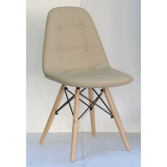 Chair Alex Eco leather Onder Mebli Beige 06