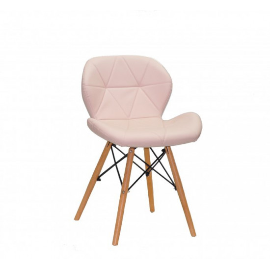 Chair Invar Eco leather Onder Mebli Pink 63