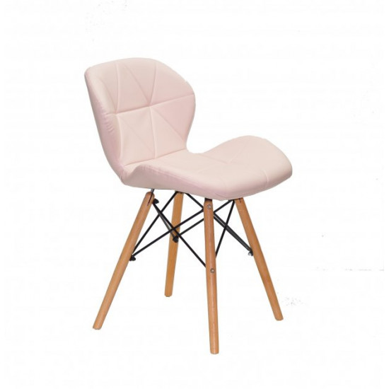 Chair Invar Eco leather Onder Mebli Pink 63