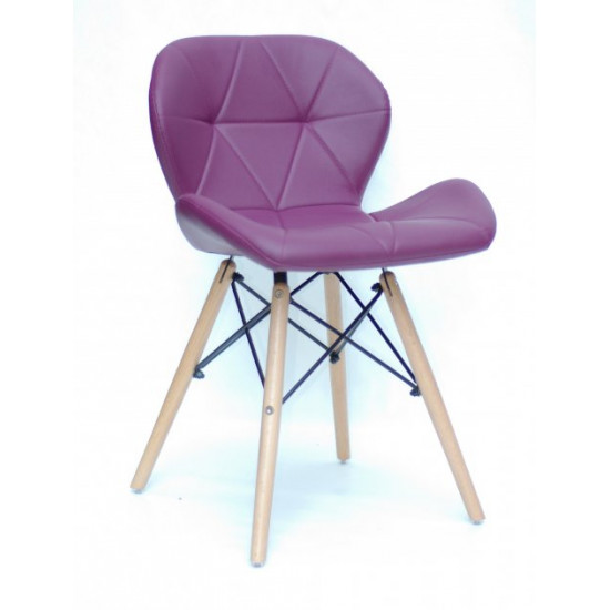 Chair Invar Eco leather Onder Mebli Purple 61