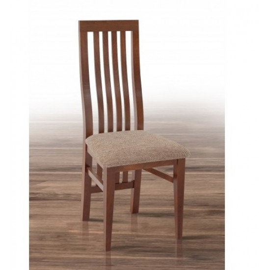 Wooden chair with backrest Mix Furniture Monika walnut