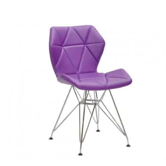 Chair Greg CH-ML Eco leather Onder Mebli Purple 1031