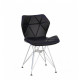 Chair Greg CH-ML Eco leather Onder Mebli Black