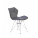 Chair Greg CH-ML Eco leather Onder Mebli Gray 1001