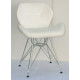 Chair Invar CH-ML Eco leather Onder Mebli White