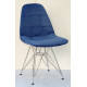 Chair Alex CH-ML Velvet Onder Mebli Blue B-1