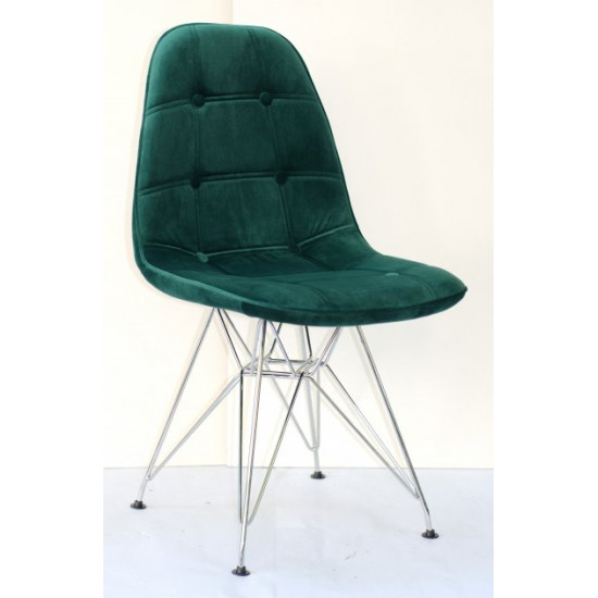 Chair Alex CH-ML Velvet Onder Mebli Green B-5