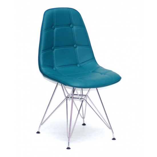 Chair Alex CH-ML Eco leather Onder Mebli Turquoise 02