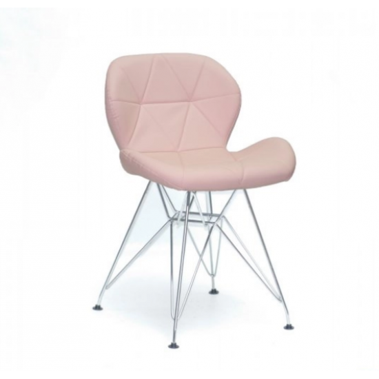 Chair Invar CH-ML Eco leather Onder Mebli Pink 63