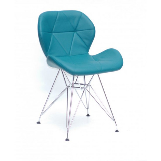 Chair Invar CH-ML Eco leather Onder Mebli Turquoise 02