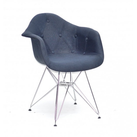 Chair Leon CH-ML Soft Viscose Onder Mebli Anthracite K-8