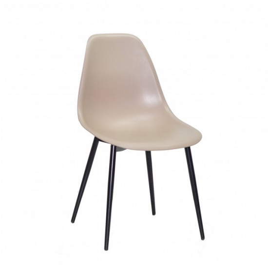 Chair Nik Metal-BK Onder Mebli Beige 09