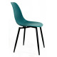 Chair Nik Metal-BK Onder Mebli Green 02