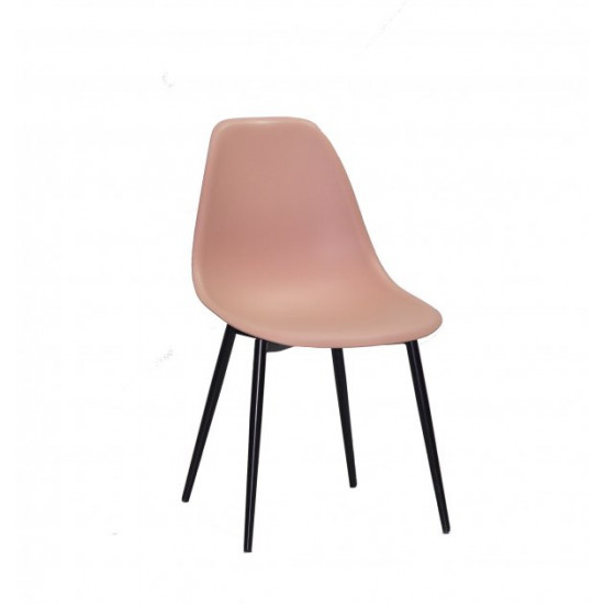 Chair Nik Metal-BK Onder Mebli Pink 65