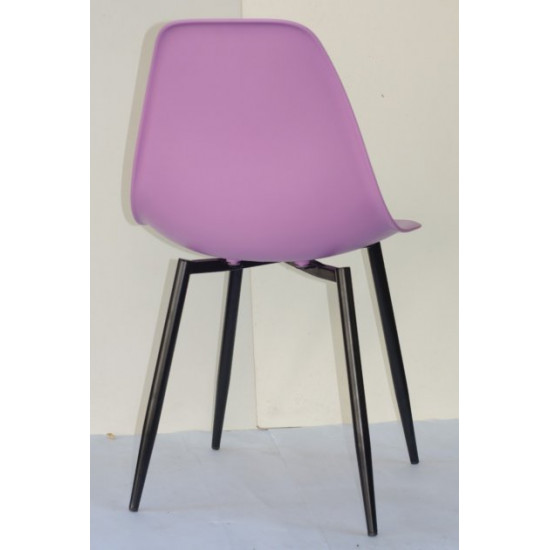 Chair Nik Metal-BK Onder Mebli Lilac 60