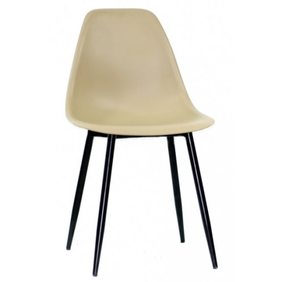 Chair Nik Metal-BK Onder Mebli Beige 06