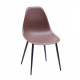 Chair Nik Metal-BK Onder Mebli Brown 120