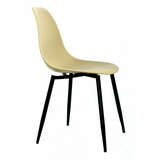 Chair Nik Metal-BK Onder Mebli Beige 06