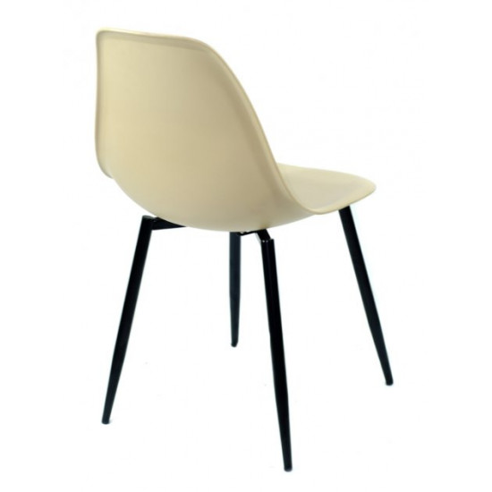 Chair Nik Metal-BK Onder Mebli Beige 06