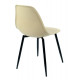 Chair Nik Metal-BK Onder Mebli Beige 06