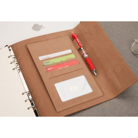 Notepad diary smart with reusable paper