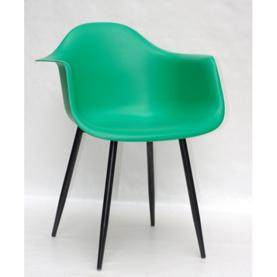 Chair Leon Metal-BK Onder Mebli Green 47