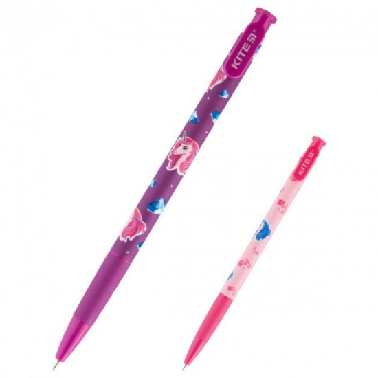 Ballpoint pen Kite LS blue mix 2 designs 0.5mm automatic (K20-363-02)