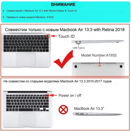 Чохол-накладка Fruct AirNW13 для MacBook Air 13 (2018-2021 M1) Матовий Червоний