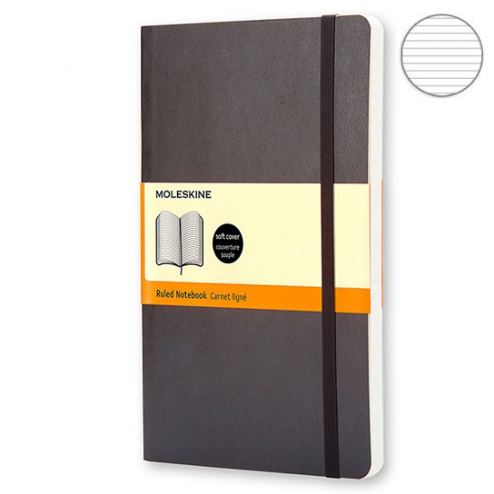  Блокнот Moleskine Classic средний черный QP616