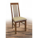 Kitchen chair made of natural wood Bukovel 450x410x1010 mm Mix Mebli color Walnut