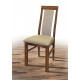 Kitchen chair made of natural wood Bukovel 450x410x1010 mm Mix Mebli color Walnut