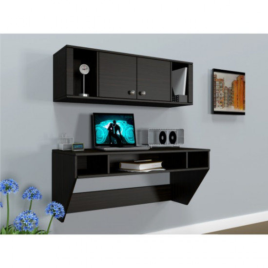 Wall mounted computer desk 