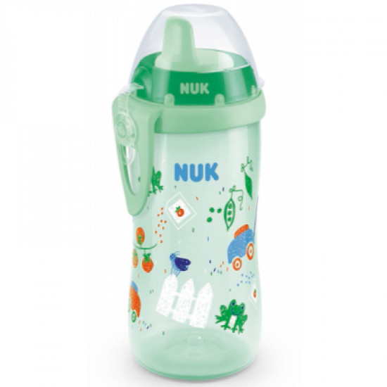  Поильник-непроливайка Nuk Evolution Kiddy Cup 300 мл Зеленый (3952388)