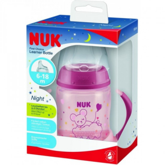  Бутылочка для кормления Nuk First Choice Мышонок, 150 мл, розовый (3952376)