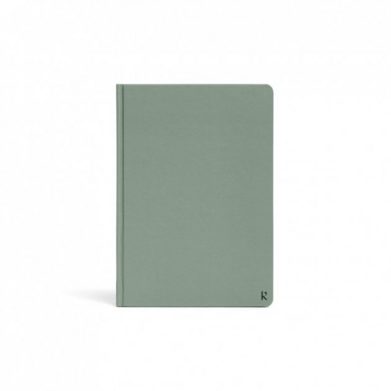 Notepad Karst Classic A5 14.8 x 21 cm in eucalyptus pattern