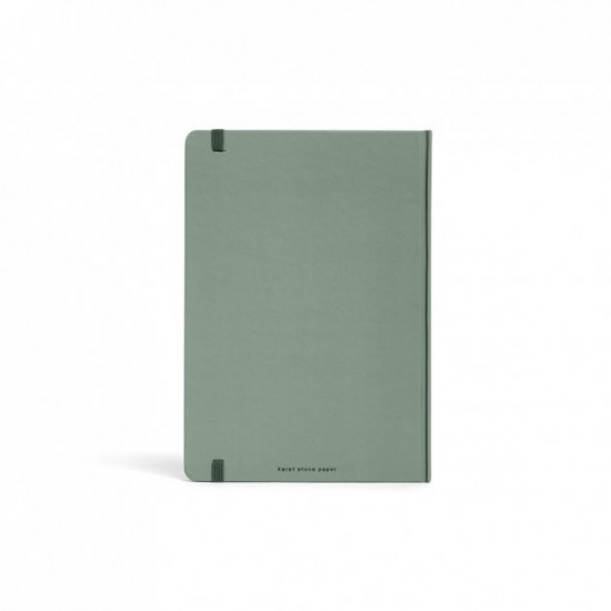 Notepad Karst Classic A5 14.8 x 21 cm in eucalyptus pattern