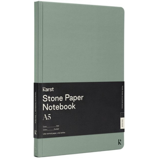 Notebook Karst Notebook A5 144 pages unlined Eucalyptus (754169024727)