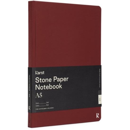 Notebook Karst Notebook A5 144 pages unlined Pinot Bordeaux (754169026943)