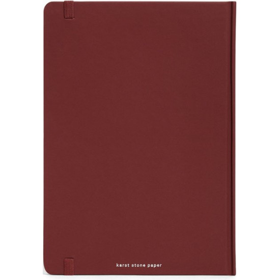 Notebook Karst Notebook A5 144 pages unlined Pinot Bordeaux (754169026943)