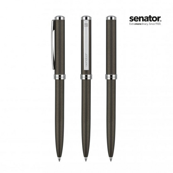 Ballpoint pen Senator Delgado Metallic, anthracite color