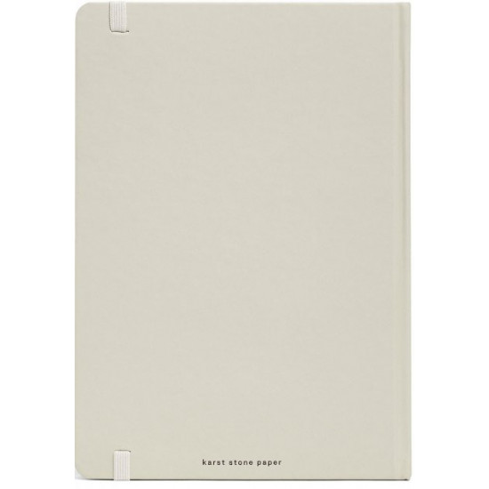 Блокнот Karst Notebook A5 144 сторінки в лінію Сірий камінь (754169026974)