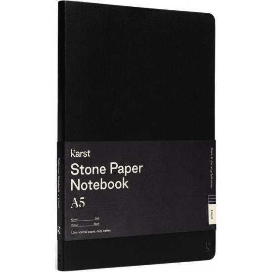 Notepad Karst Notebook A5 144 pages lined Black (754169024505)