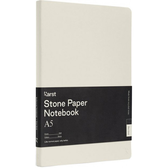 Notebook Karst Notebook A5 144 pages in line Gray stone (754169024581)