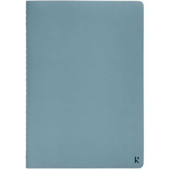 Notebook set Karst Journal A5 104 pages Line + Unlined Blue Glacier (754169024444)