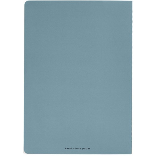 Notebook set Karst Journal A5 104 pages Line + Unlined Blue Glacier (754169024444)