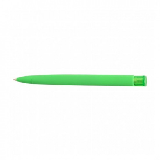 Kulkov pen with soft-touch surface UMA TRINITY K, lime, 1100133II