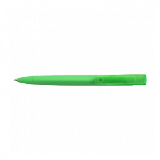 Kulkov pen with soft-touch surface UMA TRINITY K, lime, 1100133II