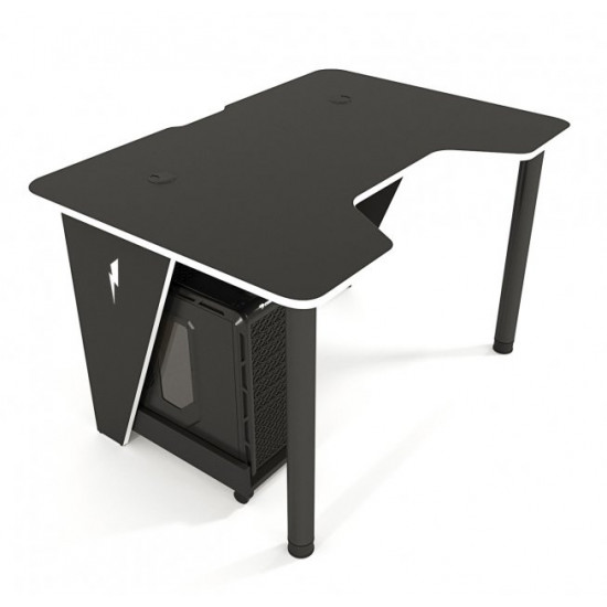 Gaming desk Ivar-140 Zeus black/white