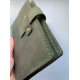 Notebook in leather cover Thin A6 format Green