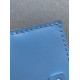 Notebook in leather cover Thin A6 format Blue